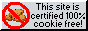 Cookie free badge